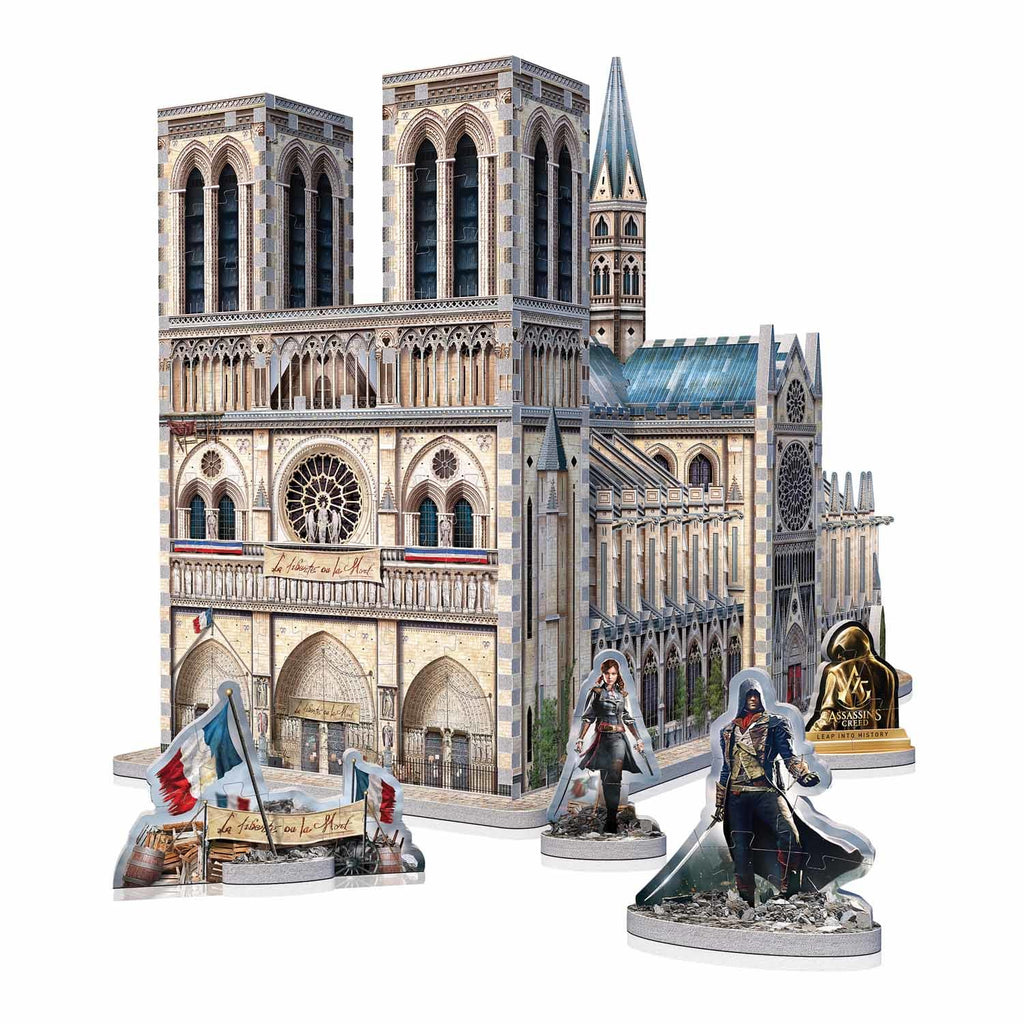 Wrebbit3D: Assassin's Creed Unity Notre Dame - 3D Puzzle (860pc Jigsaw)