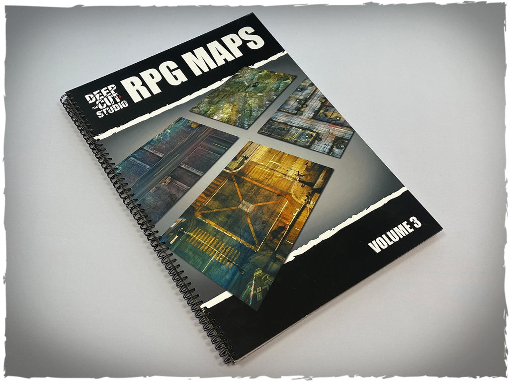 DeepCut Studio: Book of RPG Maps - Volume #3