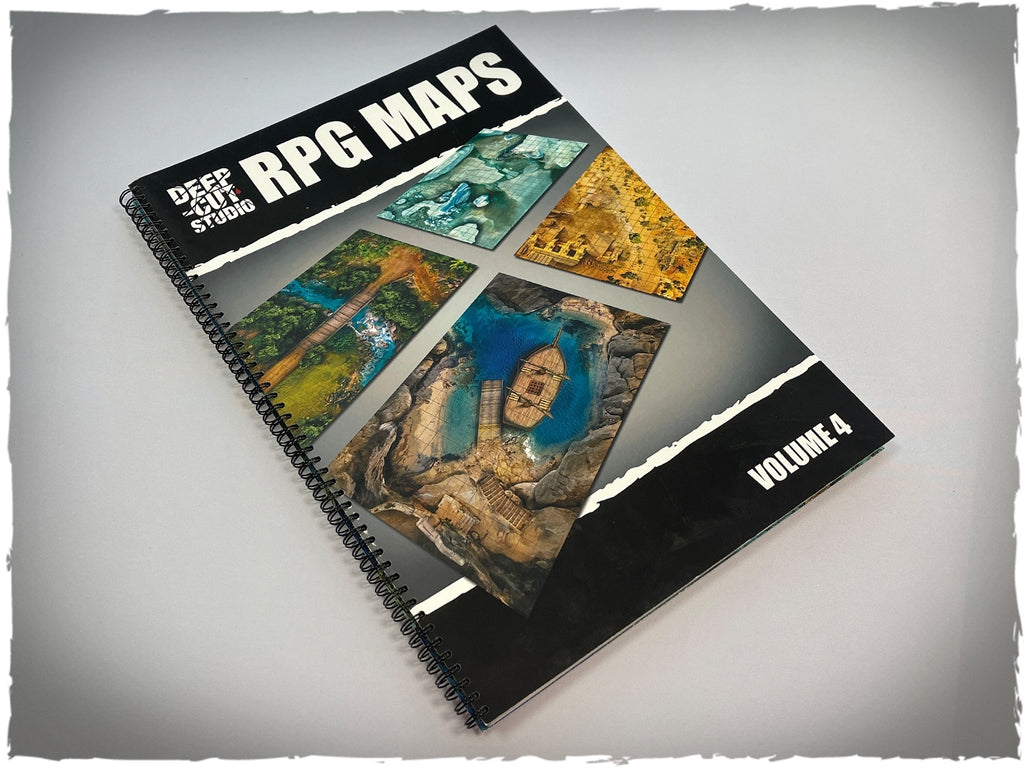 DeepCut Studio: Book of RPG Maps - Volume #4