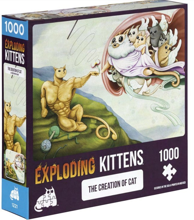 Exploding Kittens: The Creation of Cat Puzzle (1000pc Jigsaw)