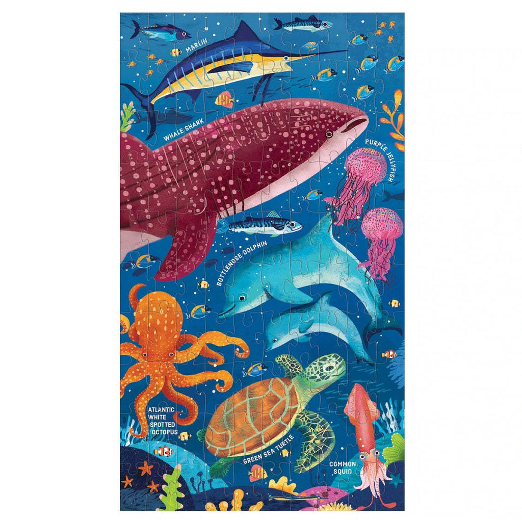 Mudpuppy: Depths of the Oceans - Science Puzzle Set (3x100pc Jigsaws)