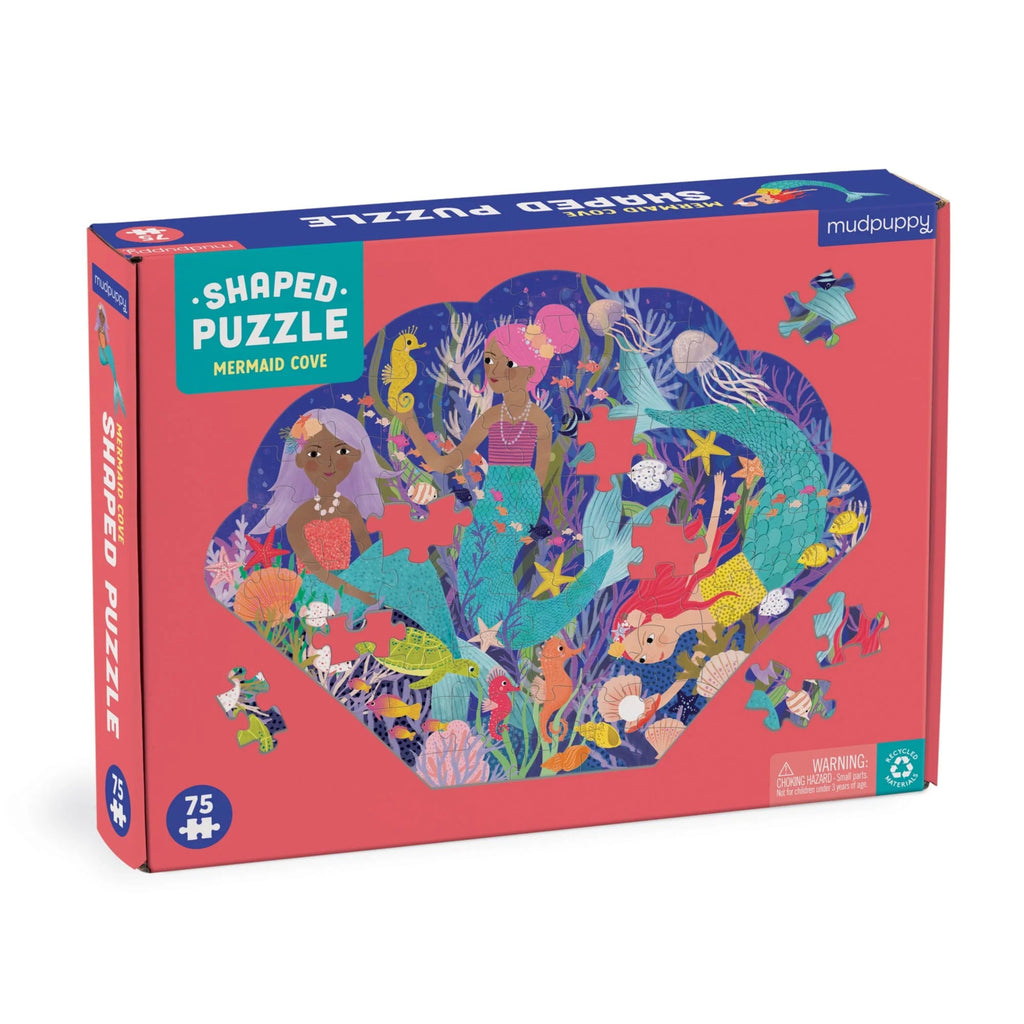 Mudpuppy: Mermaid Cove - Shaped Scene Puzzle (75pc Jigsaw)