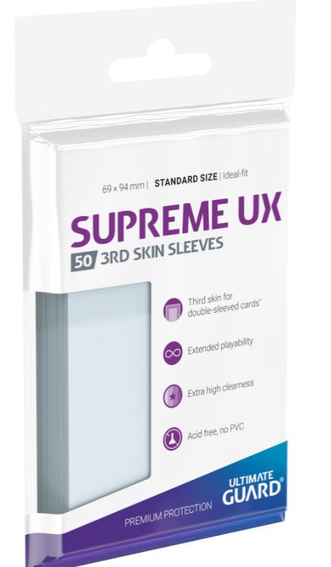 Ultimate Guard: Supreme UX 3rd Skin Sleeves - Standard Size (50ct)