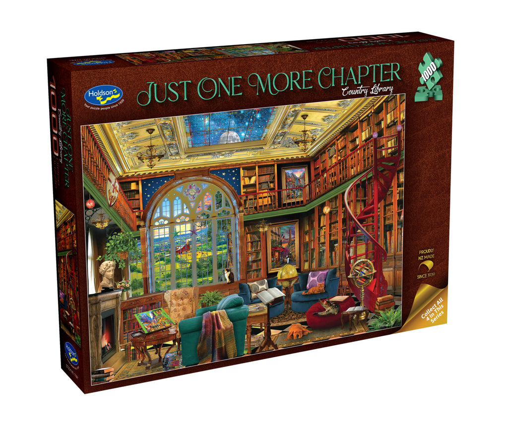 Holdson: Country Library - Just One More Chapter Puzzle (1000pc Jigsaw)