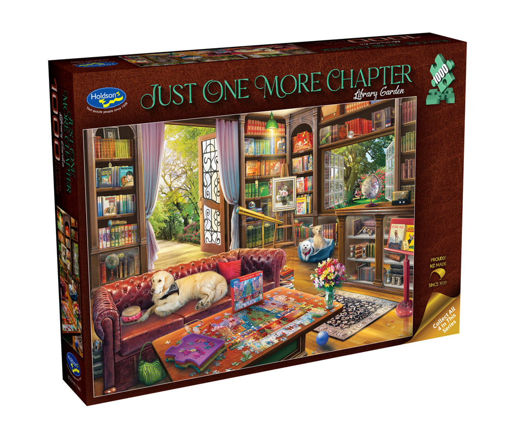 Holdson: Library Garden - Just One More Chapter Puzzle (1000pc Jigsaw)