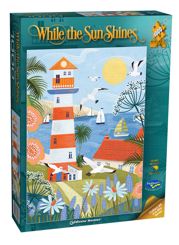 Holdson: Lighthouse Summer - While the Sun Shines Puzzle (1000pc Jigsaw)