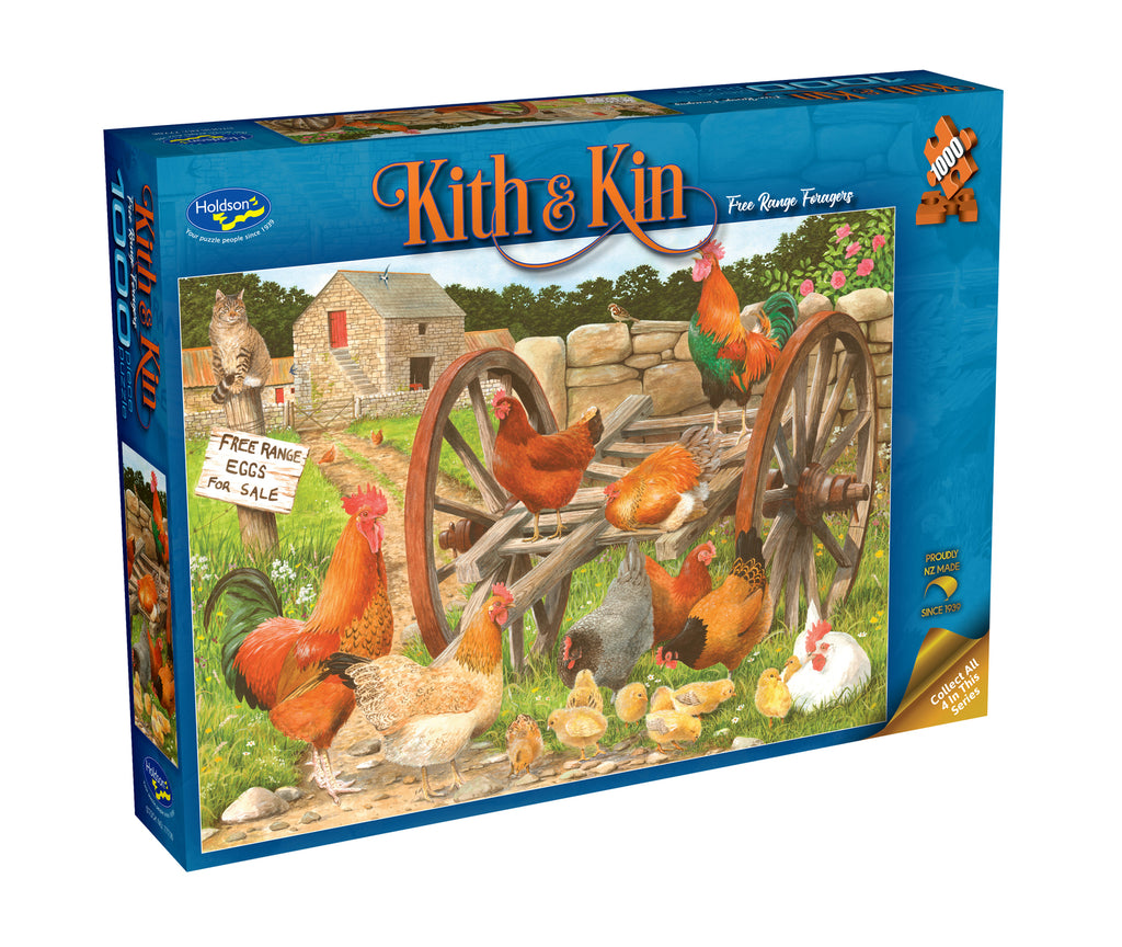 Holdson: Free Range Foragers - Kith & Kin Puzzle (1000pc Jigsaw)