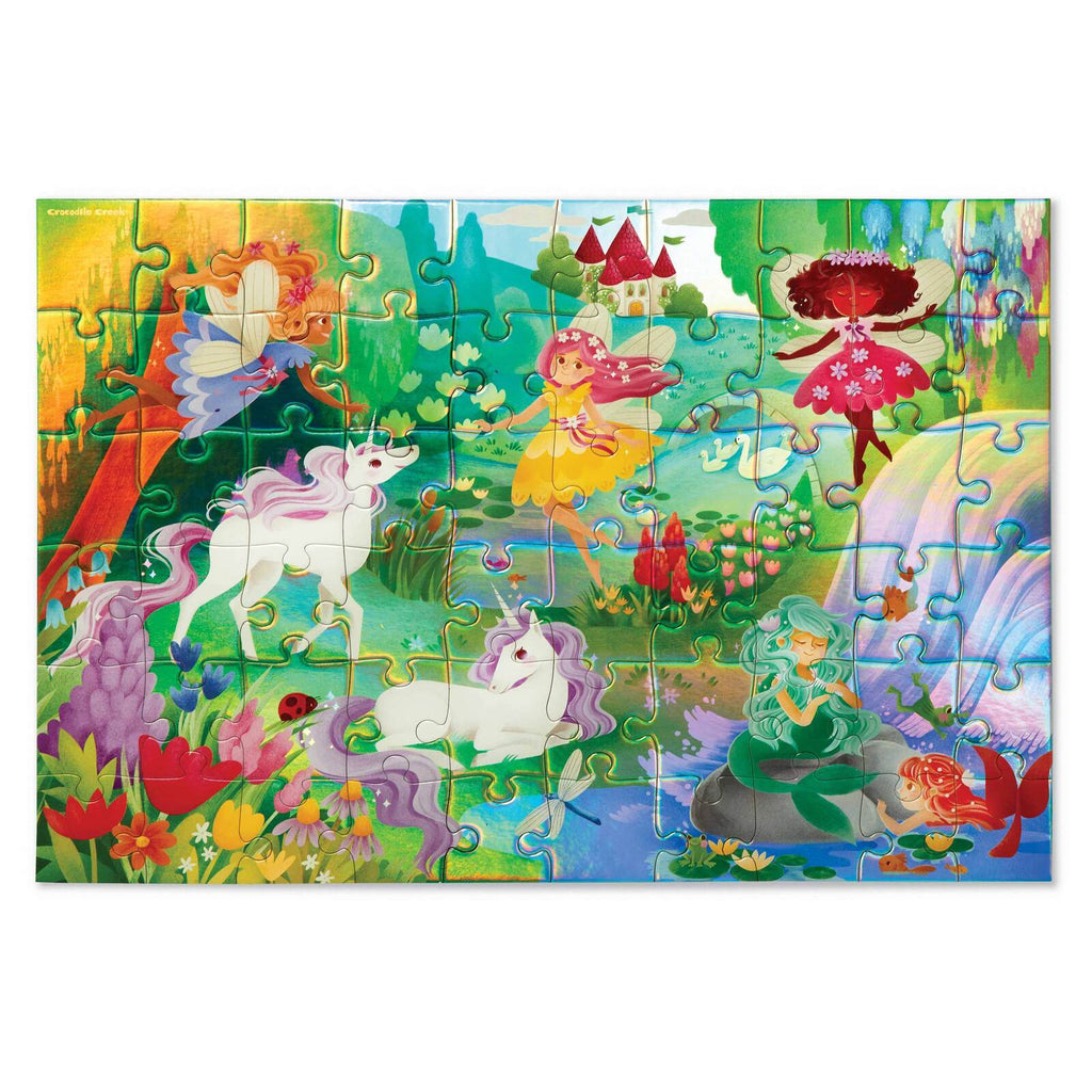 Crocodile Creek: Magical Friends - Holographic Puzzle (60pc Jigsaw)