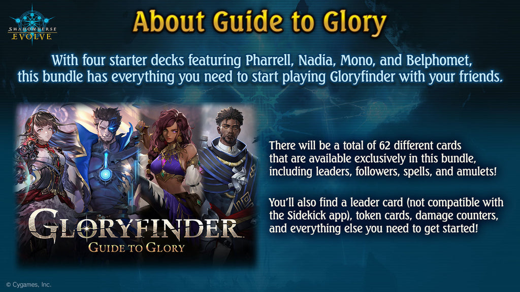 Shadowverse: Evolve - Gloryfinder: Guide to Glory - Bundle Set