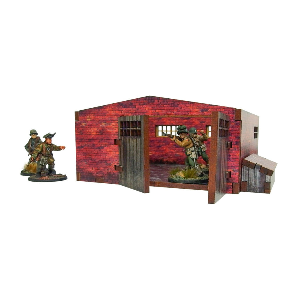 Bolt Action: Pre-painted WW2 - Normandy Large Brick Shed by MicroArts