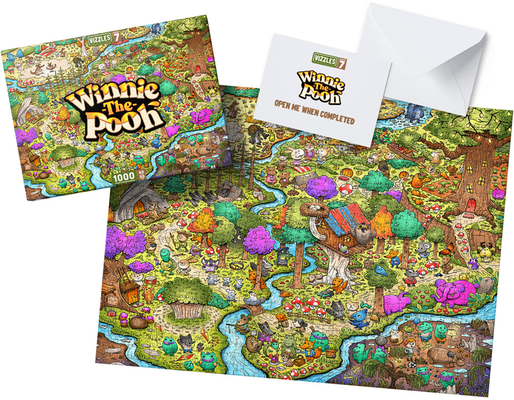 Vizzles: Winnie-the-Pooh Puzzle (1000pc Jigsaw)