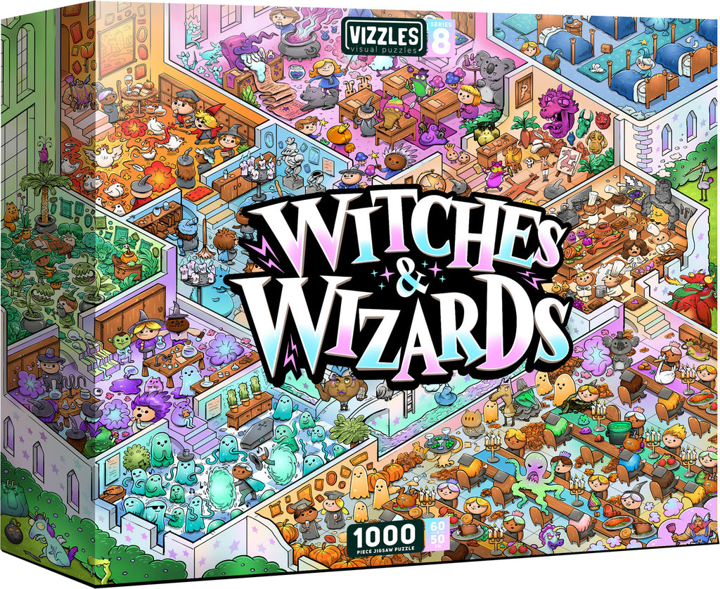 Vizzles: Witches and Wizards Puzzle (1000pc Jigsaw)