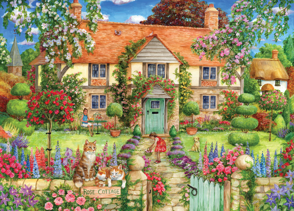 Holdson: Rose Cottage - Cottage Cuties Puzzle (500pc Jigsaw)