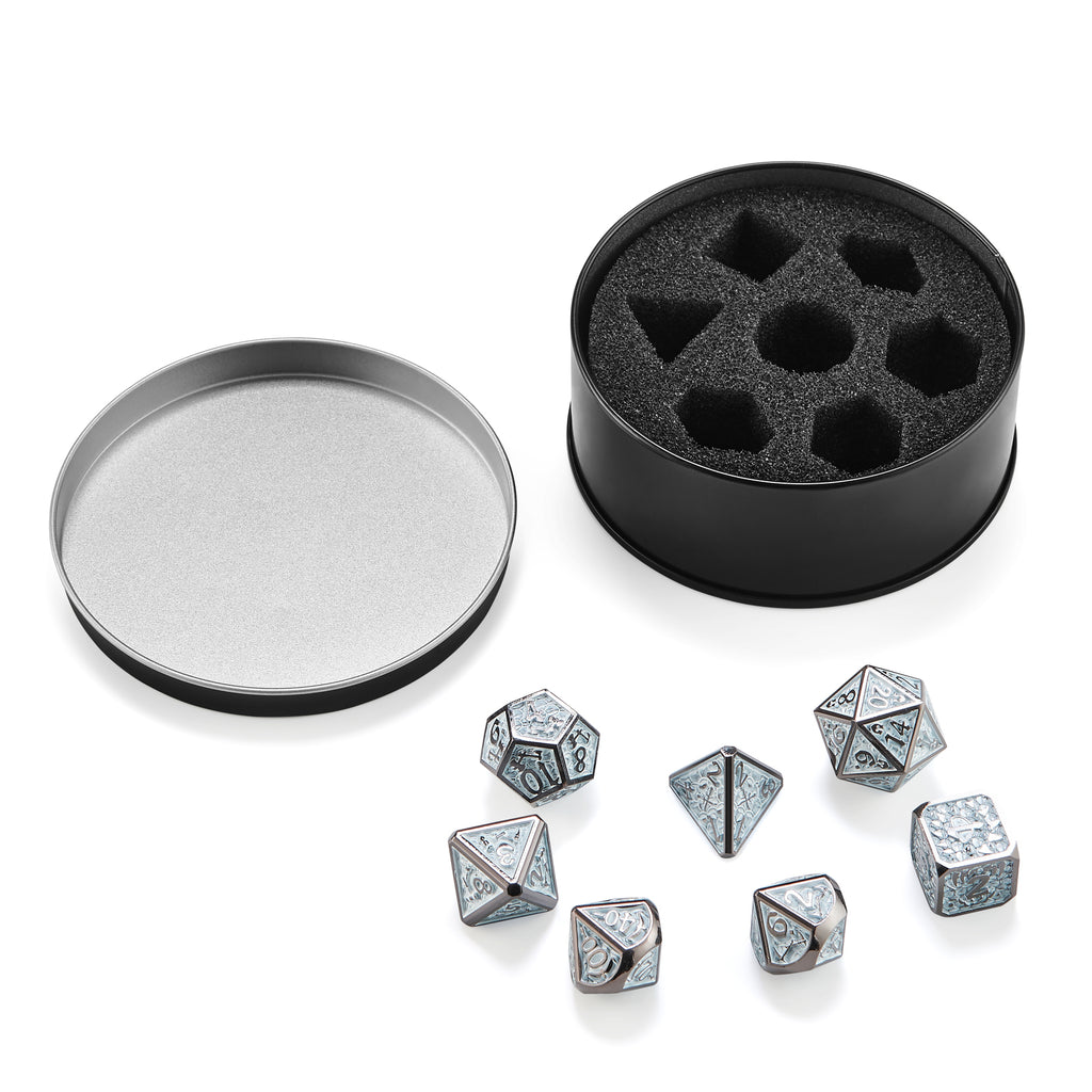 Dudley's Armoury - Ice Dragon Metal Dice Set