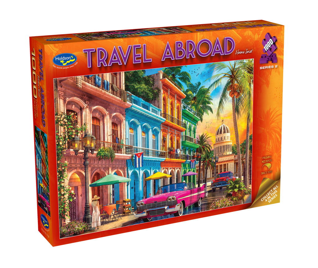 Holdson: Havana Sunset - Travel Abroad Puzzle (1000pc Jigsaw)