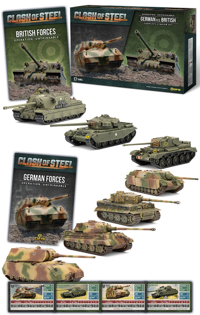 Clash of Steel: German vs British - Starter Set