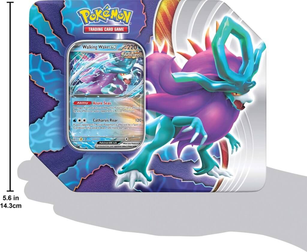 Pokemon TCG: Paradox Clash Tin - Walking Wake