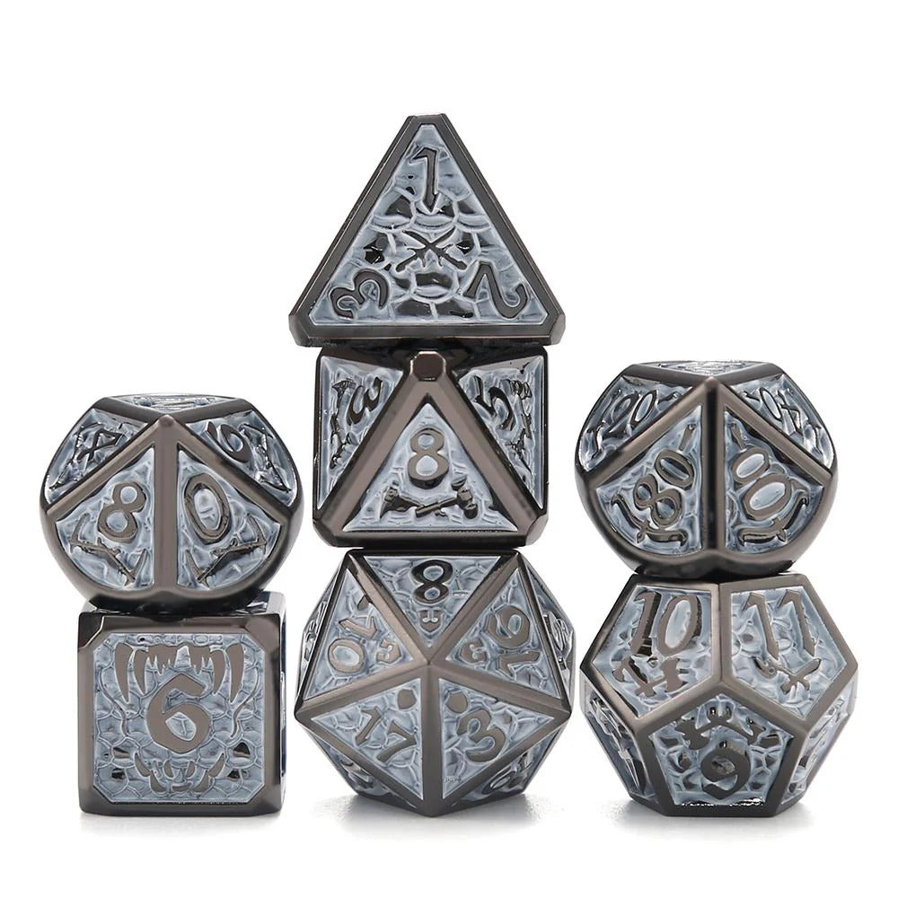 Dudley's Armoury - Ice Dragon Metal Dice Set