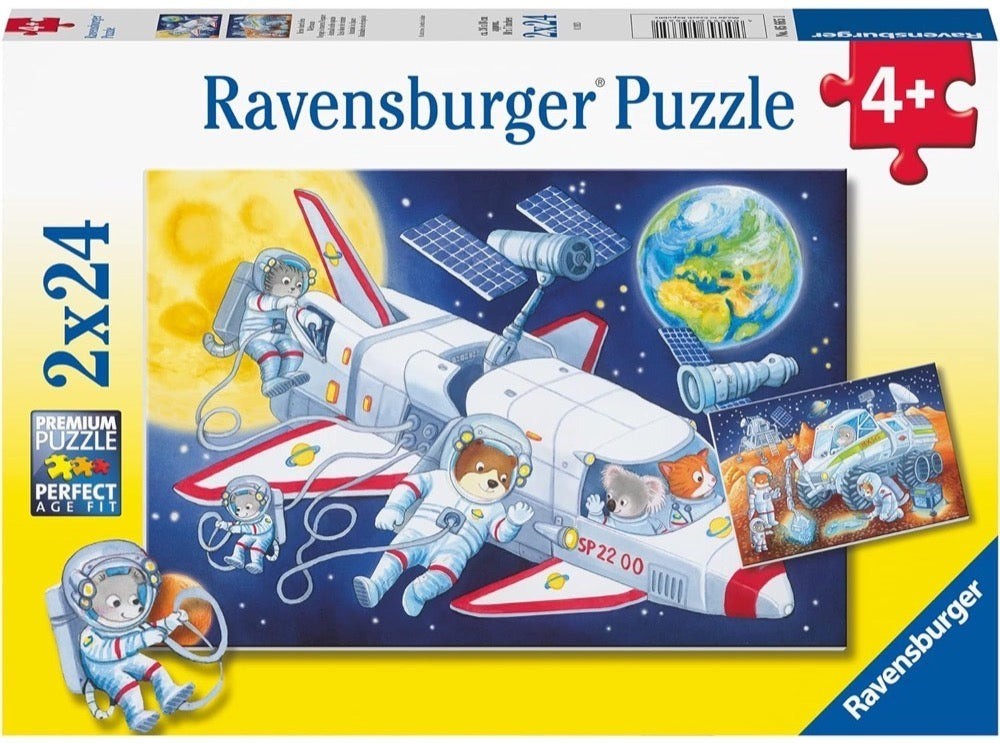 Ravensburger: Journey through Outer Space Puzzles (2x24pc Jigsaws)