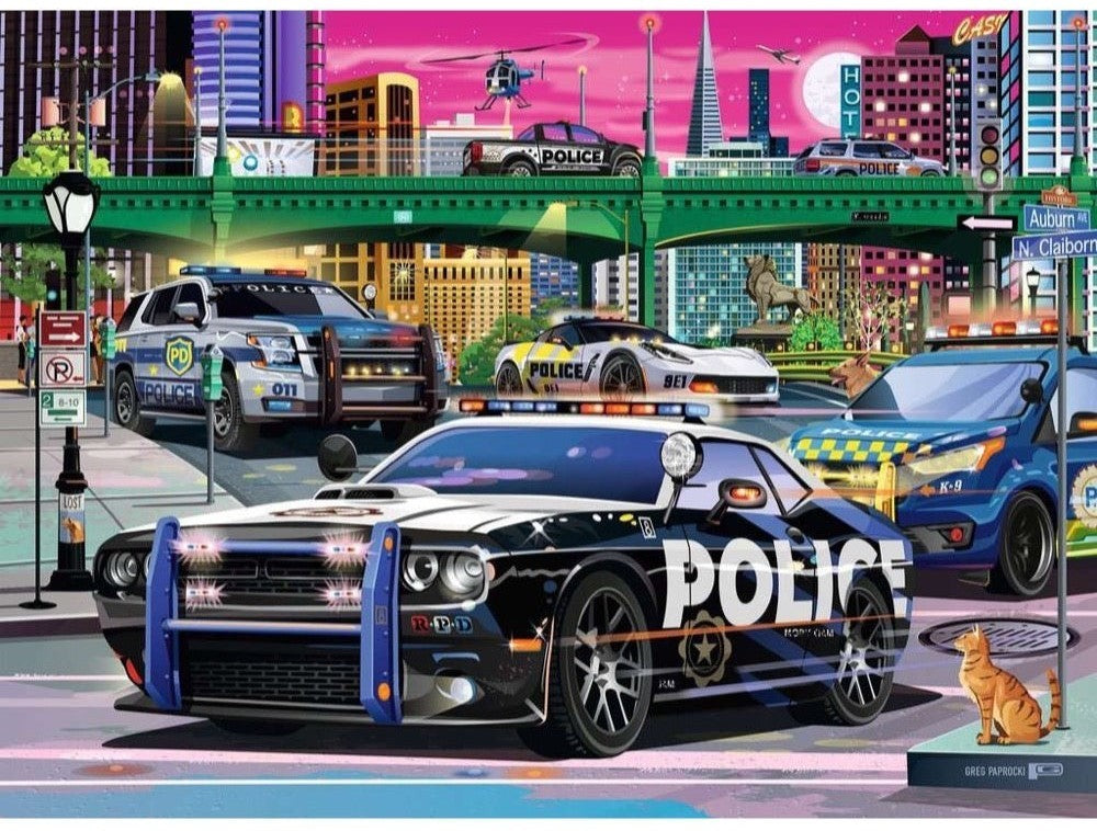 Ravensburger: Police on Patrol Puzzle (150pc Jigsaw)