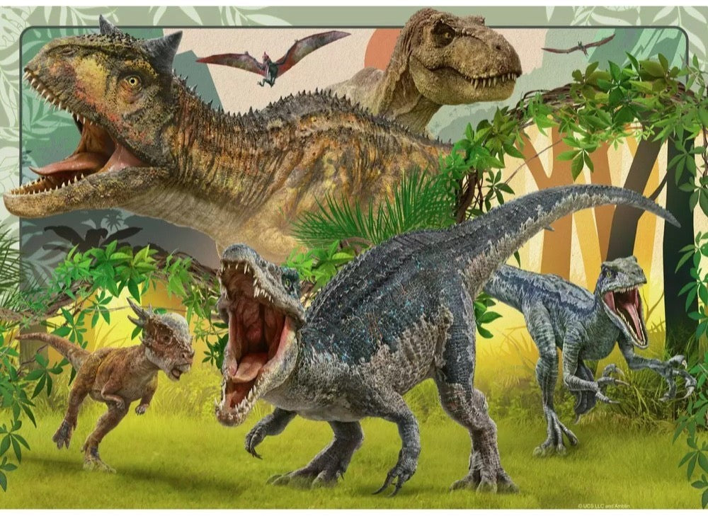 Ravensburger: Jurassic World - Bumper Pack Puzzles (4x100pc Jigsaws)