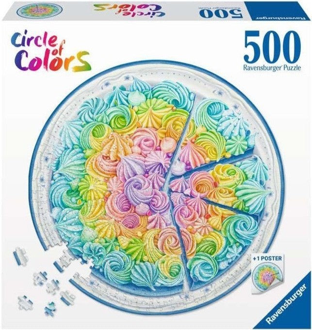 Ravensburger: Circle of Colors - Rainbow Cake Puzzle (500pc Jigsaw)