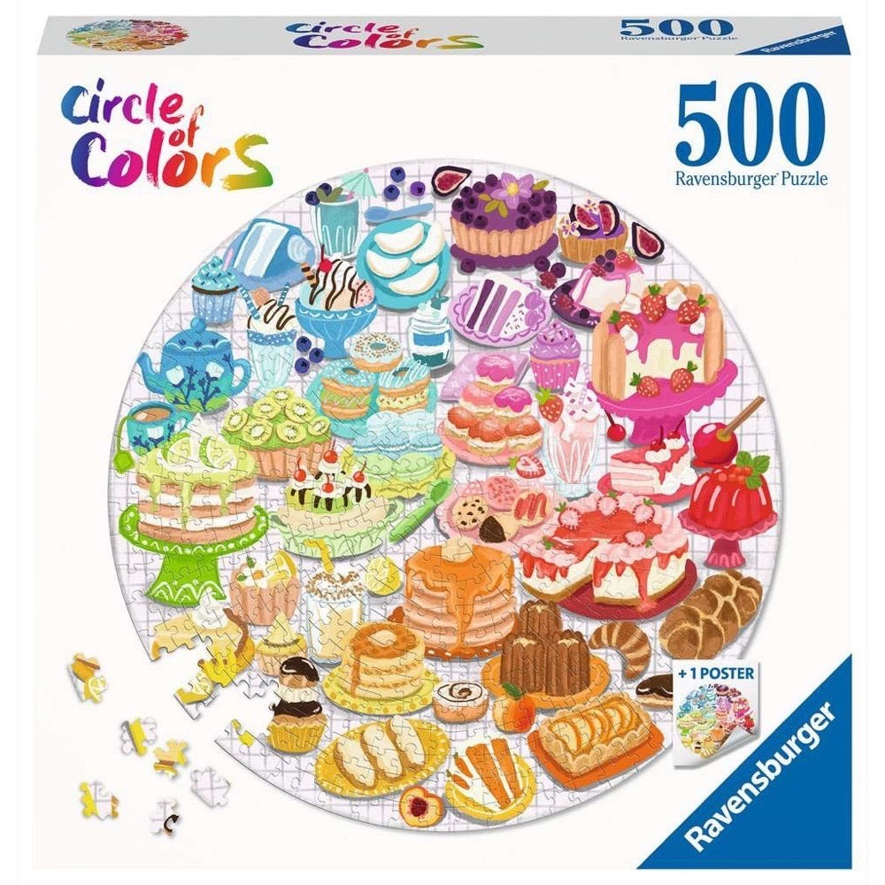 Ravensburger: Circle of Colors - Desserts & Pastries Puzzles (500pc Jigsaw)