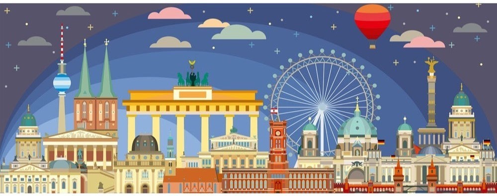 Ravensburger: Berlin Night Puzzle (1000pc Jigsaw)