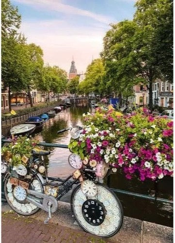 Ravensburger: Bicycle Amsterdam Puzzle (1000p Jigsaw)