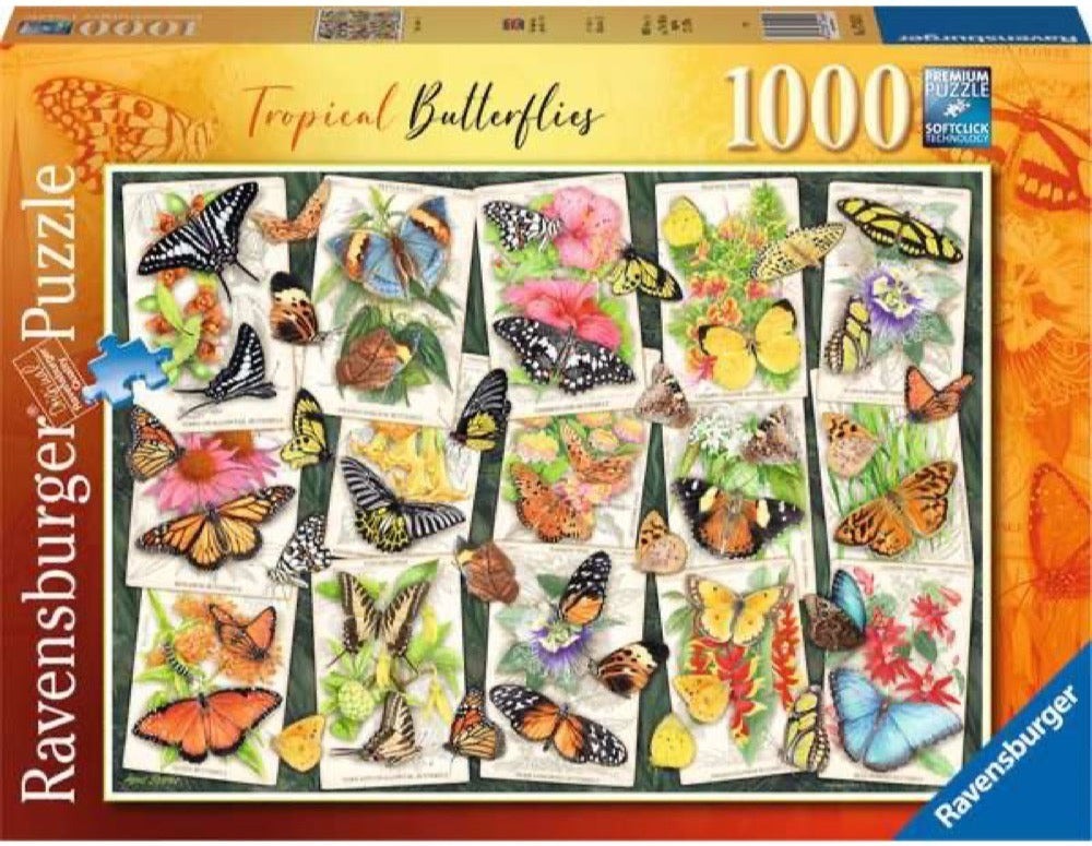 Ravensburger: Tropical Butterfly Puzzle (1000pc Jigsaw)