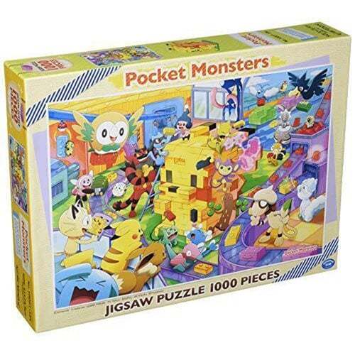 Ensky Puzzle: Pokemon Let's Make It Together Pikachu Blocks Puzzle (1000pc Jigsaw)