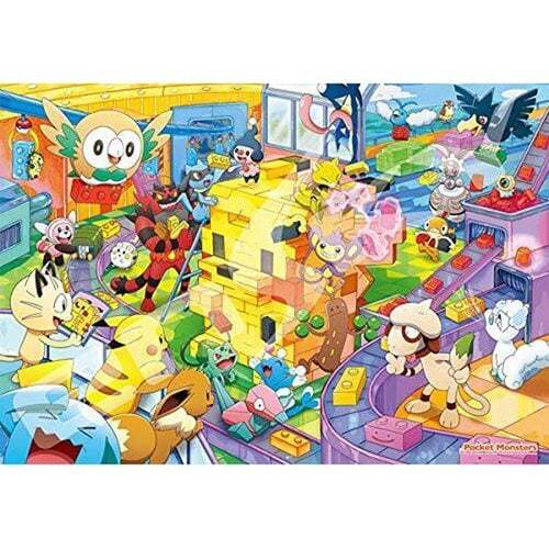 Ensky Puzzle: Pokemon Let's Make It Together Pikachu Blocks Puzzle (1000pc Jigsaw)