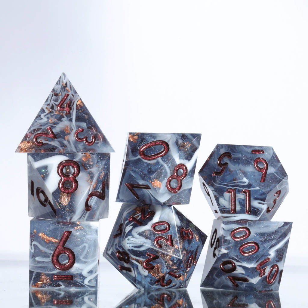 Dudley's Gallery - Echoes of Fate Sharp Edge Resin Dice Set
