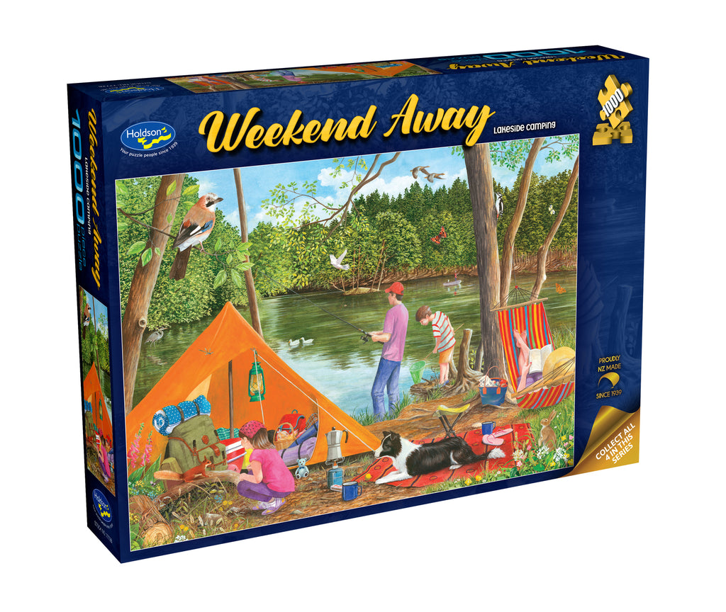 Holdson: Lakeside Camping - Weekend Away Puzzle (1000pc Jigsaw)