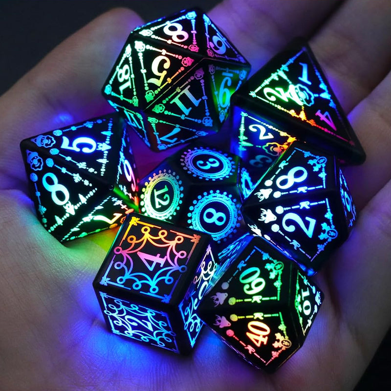 SUPREMETECH Rechargeable LED Dice Set