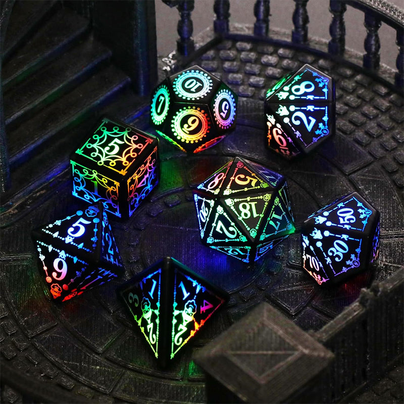 SUPREMETECH Rechargeable LED Dice Set