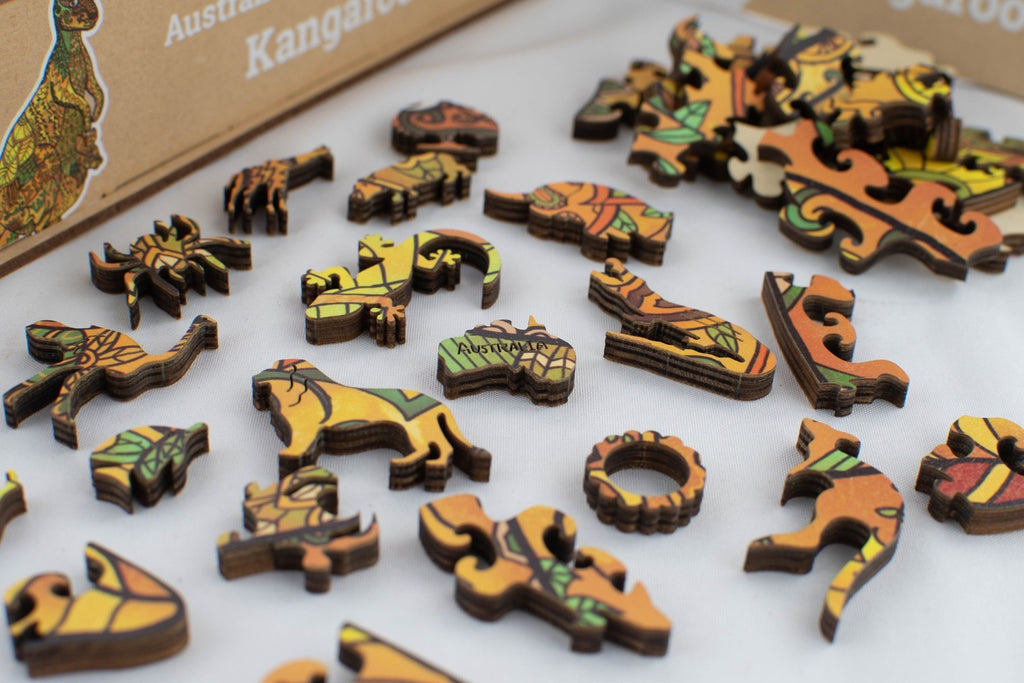 LPG: Kangaroo - Wooden Puzzle (200pc Jigsaw)