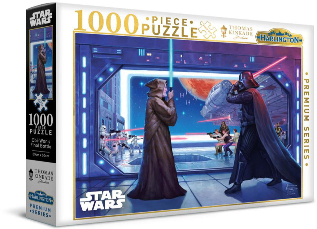 Harlington: Obi-Wan's Final Battle - Star Wars Puzzle (1000pc Jisgaw)