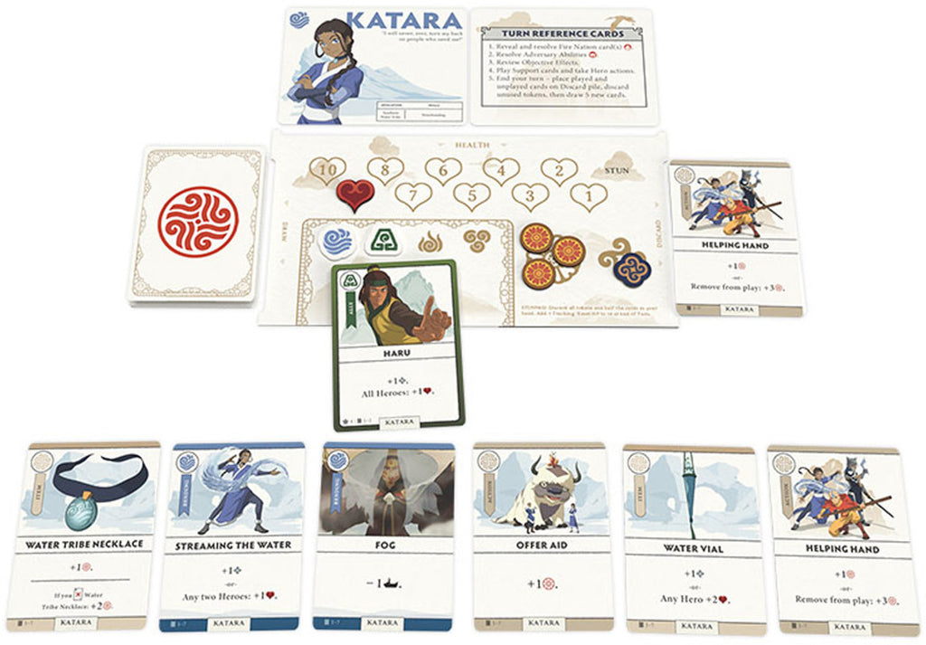 Avatar Last Airbender - Aang's Destiny Deckbuilding Game