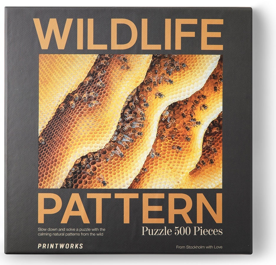 Wildlife Pattern: Bee Puzzle (500pc Jigsaw)