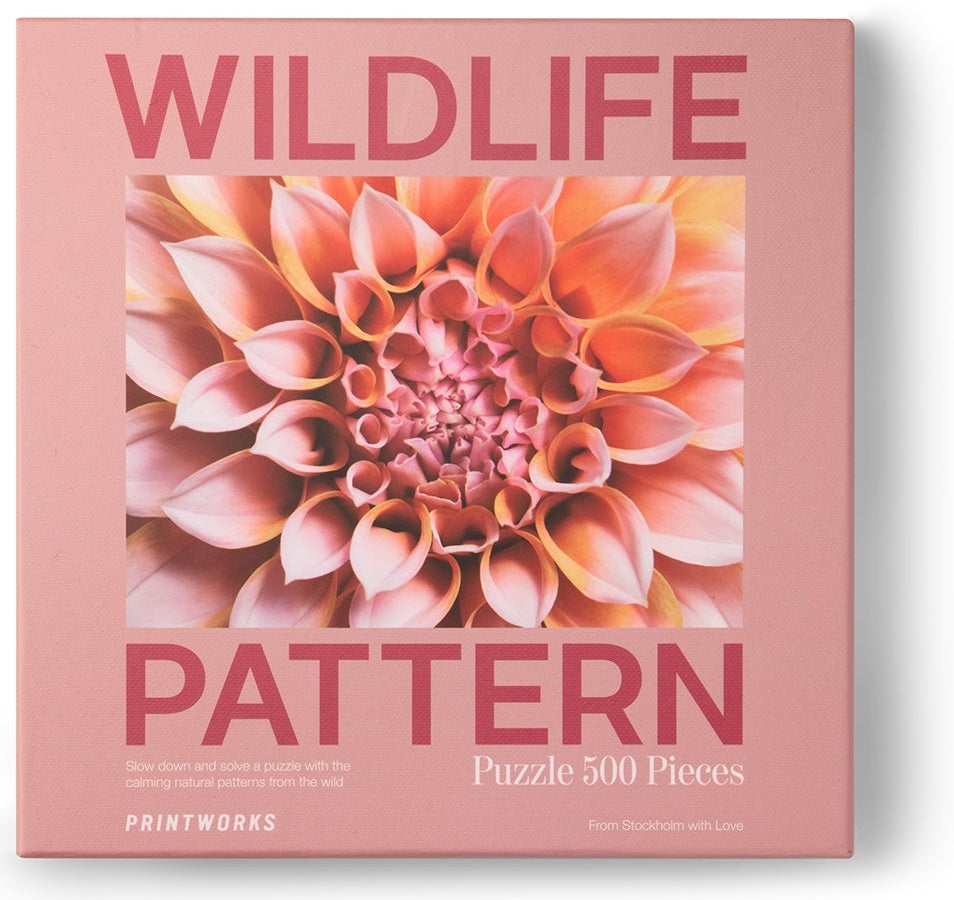 Wildlife Pattern: Dahlia Puzzle (500pc Jigsaw)