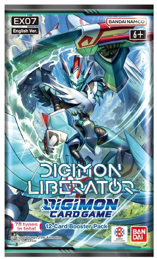 Digimon Card Game: Digimon Liberator - Booster Pack (Single Booster)