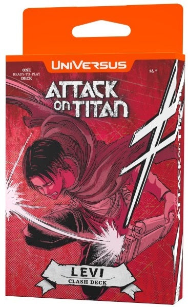 UniVersus: Attack on Titan - Battle for Humanity - Clash Deck (Levi) (24x Booster Packs)