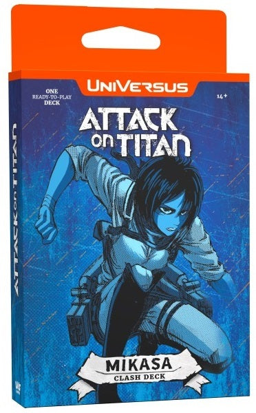UniVersus: Attack on Titan - Battle for Humanity - Clash Deck (Mikasa) (24x Booster Packs)