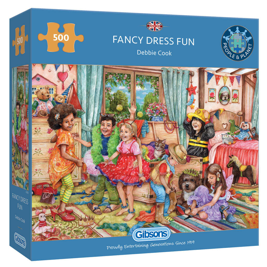 Gibsons: Fancy Dress Fun Puzzle (500pc Jigsaw)