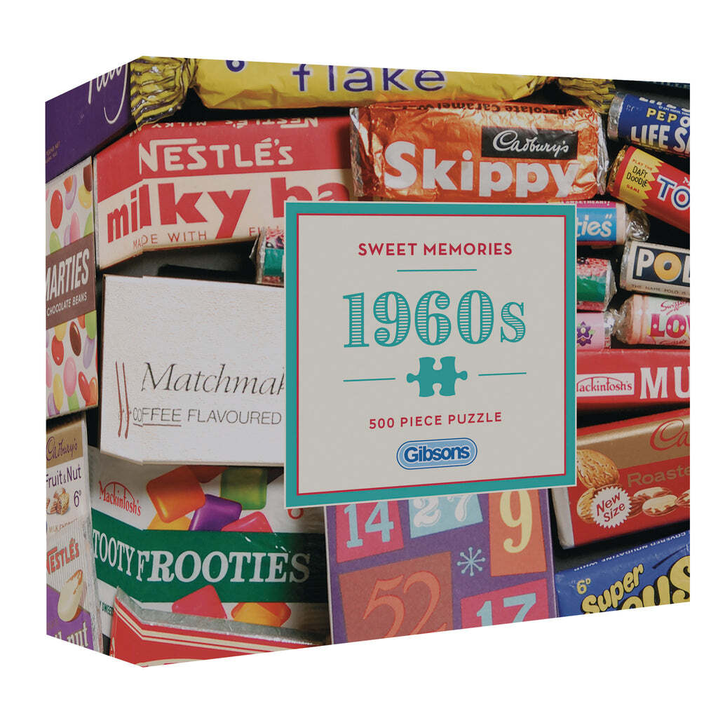 Gibsons: Sweet Memories of the1960s Puzzle (500pc Jigsaw)