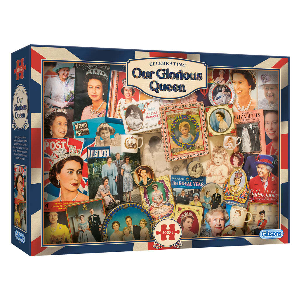 Gibsons: Our Glorious Queen - XL Piece Puzzle (500pc Jigsaw)