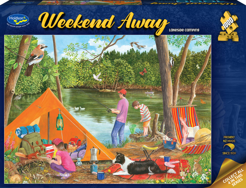 Holdson: Lakeside Camping - Weekend Away Puzzle (1000pc Jigsaw)