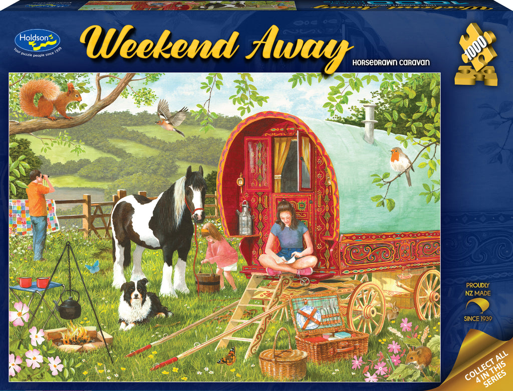 Holdson: Horsedrawn Caravan - Weekend Away Puzzle (1000pc Jigsaw)