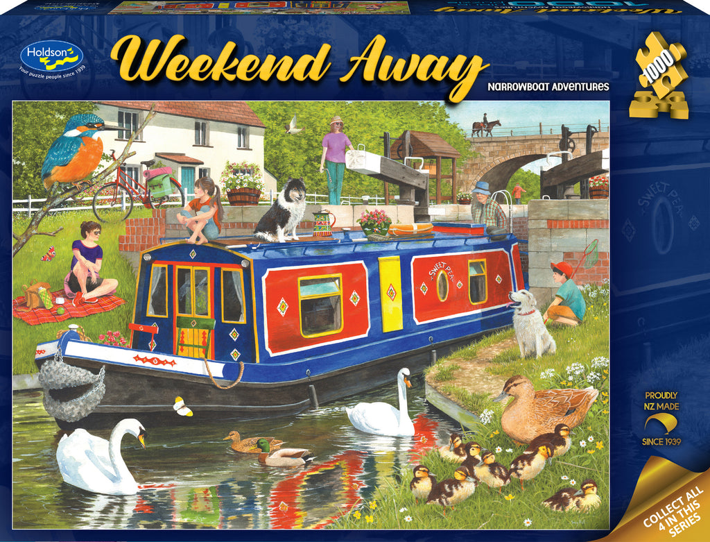 Holdson: Narrowboat Adventures - Weekend Away Puzzle (1000pc Jigsaw)